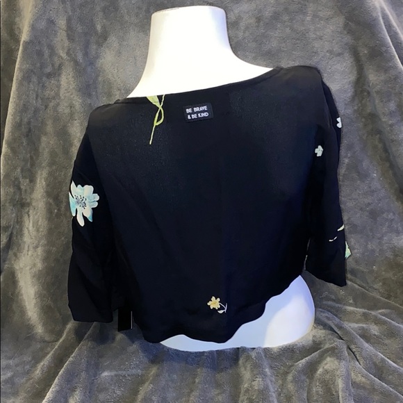 Jac Vanek floral crop top - Picture 2 of 3